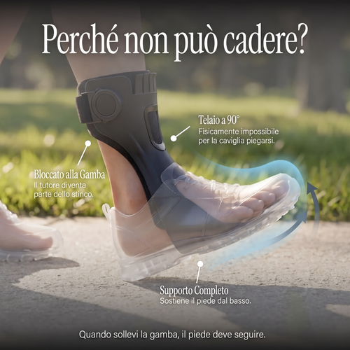 Sericora Tutore Piede Cadente Regolabile