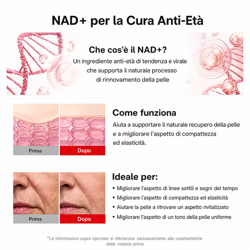 Siero Rassodante NAD+ Peptidi e Collagene